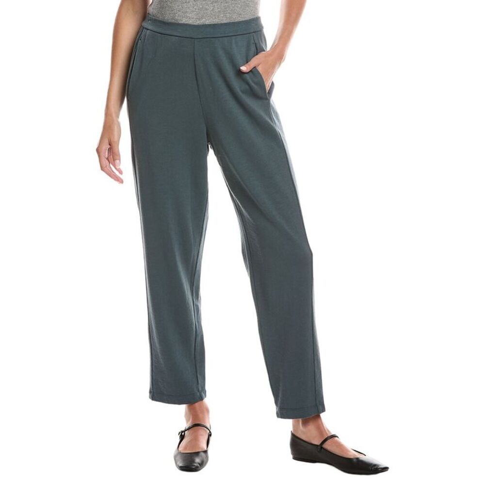 Eileen Fisher Womens  Slouch Ankle Pant, Blue